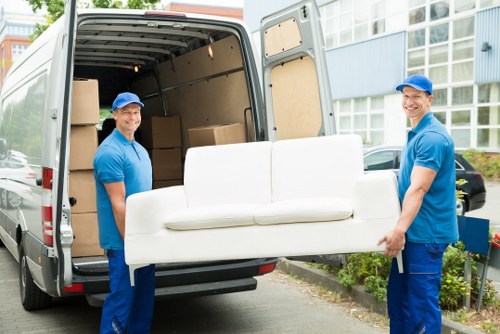 Customer service team reviewing a moving service complaint