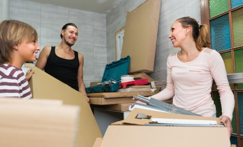 Moving team helping with a home move in Fulham