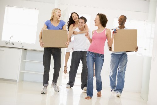 Man and van service supporting a move in Fulham at the start of the article