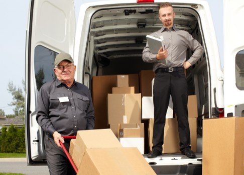 Man with van service helping with a local move in Fulham