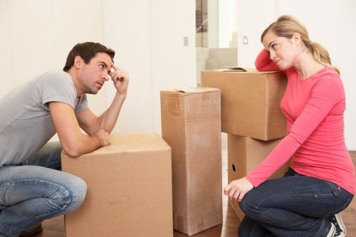 Team collecting bulky furniture from a Fulham flat