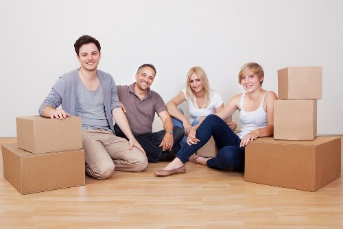 Packing and loading furniture for a Fulham move